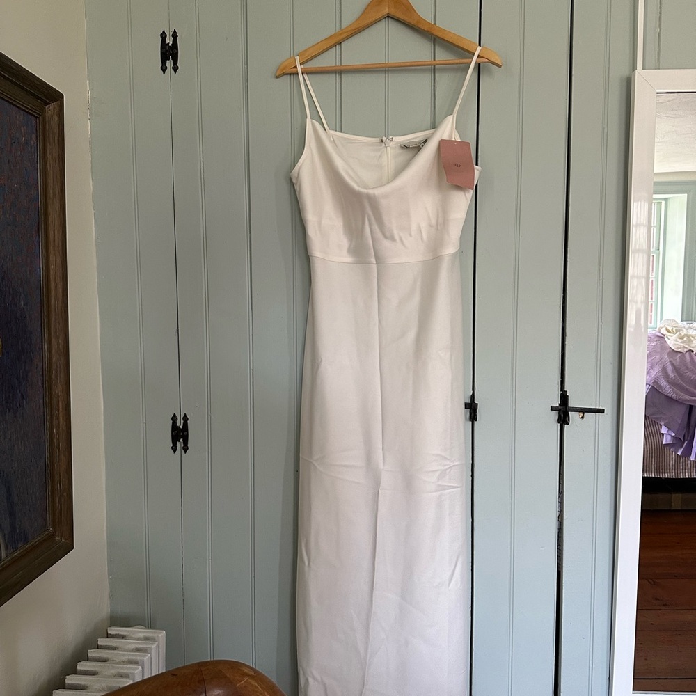 NWT BHDLN Sachin & Babi Ivory Spaghetti Strap Dress